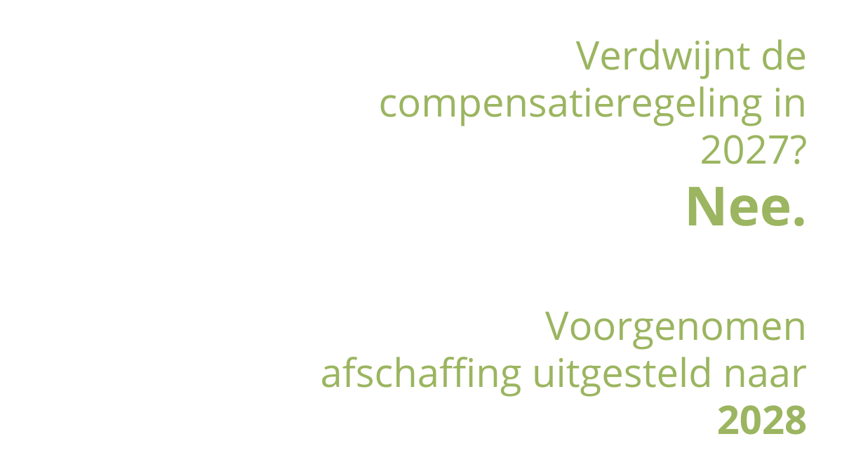 Afschaffing compensatieregeling transitievergoeding uitgesteld!